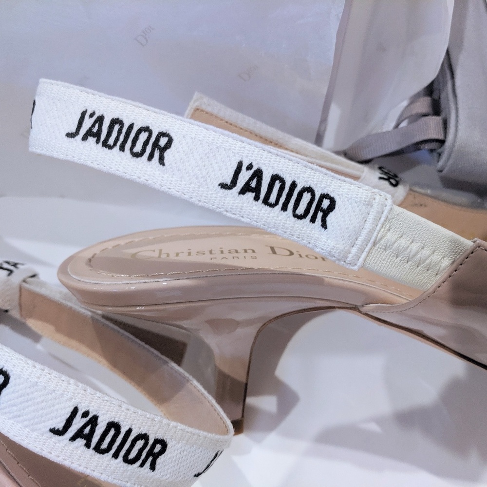 SOLD!🆕❤DIOR J'adior 🎀Ribbon🎀slingback pumps - Picture 5 of 8